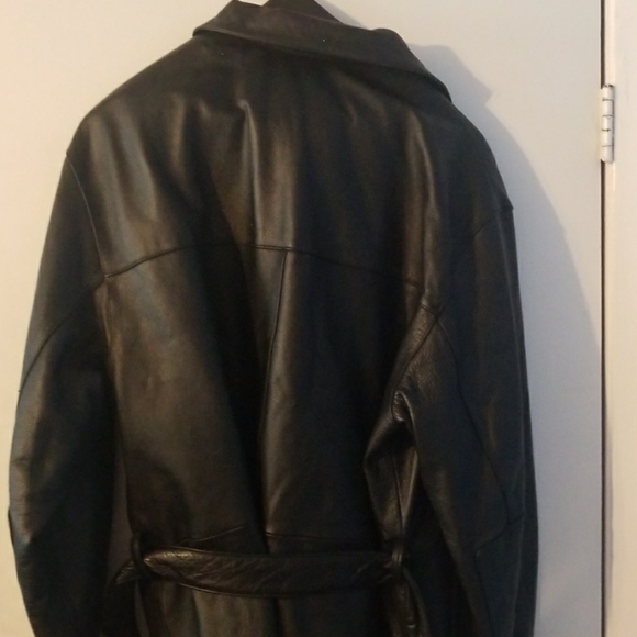 Wilson black leather jacket - Picture 2 of 5